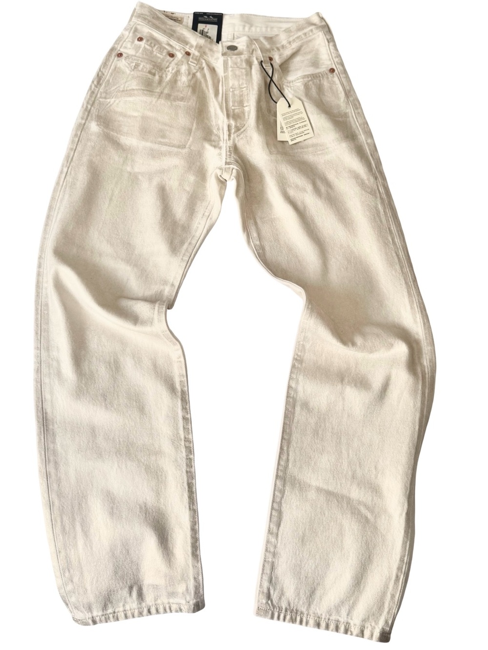 NWT Levi’s Premium Women’s 501 90’s Straight Leg Gold Coated Jeans